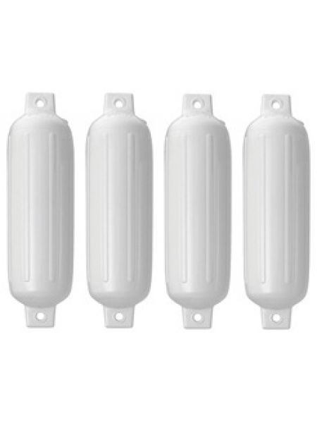 Кранец ребристый 4.5"x16", 4 шт белый Канада 79-161-F