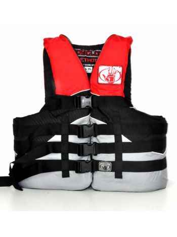 Жилет  BodyGlove нейлон 4XL/6XL Method черно-красный