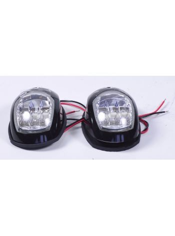 Пара LED навигационных огней, черный , C91006PB-1
