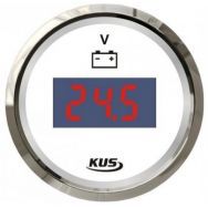 Вольтметр Wema (Kus) цифровий білий Китай K-Y23100 52мм