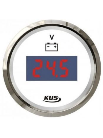 Вольтметр Wema (Kus) цифровий білий Китай K-Y23100 52мм
