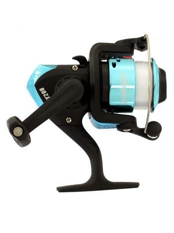 Катушка Fisher SY200 голубая с леской