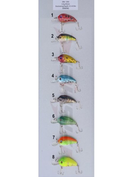 Воблер DW-1220 9.5cm/11.7g  Swiming Depth:0.5-1.5m