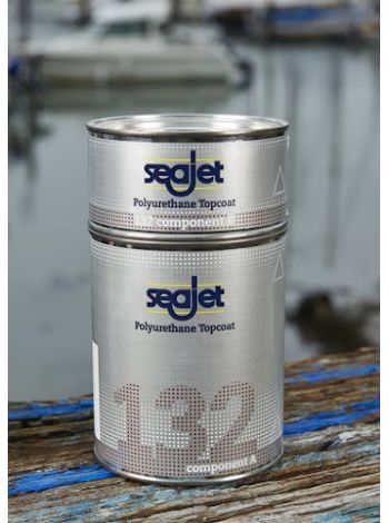 SEAJET 132 финишная полиуритановая краска, двухкомпонентная, темно-синяя 1л