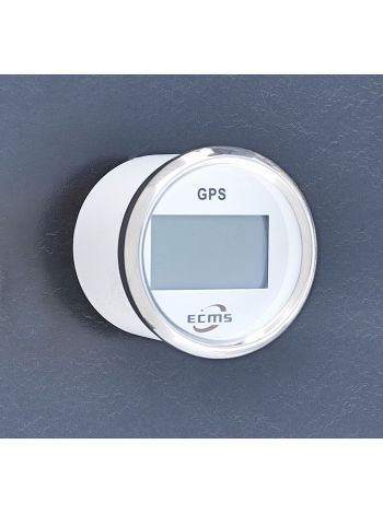 GPS спидометр с компасом ECMS (белый)