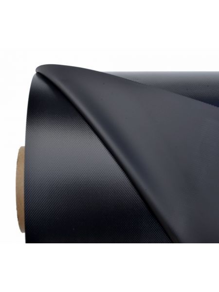 Ткань ПВХ (PVC) 50х2,05м черный, 950гр рулон