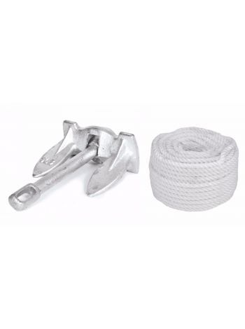 Комплект Якорь navy 5lbs/2.3 кг + 30м 6мм белая