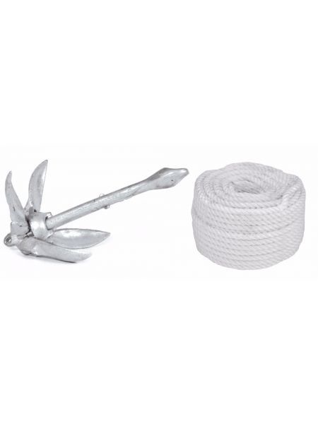 Комплект Якорь FLD 13lbs/6кг+30м 8мм белая