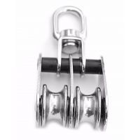 Двойной роликовый блок с вертлюгом 25mm