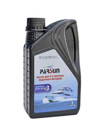 Масло PARSUN 2-х тактное TCW3 Premium Plus 1 литр NEW