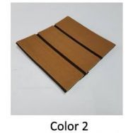 EVA искуcственный тик Color 2 (темный тик, черная полоса)